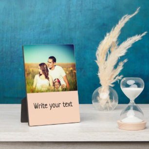 Ganz einfach, fügen Sie Ihren Text Foto Weihnachte Fotoplatte