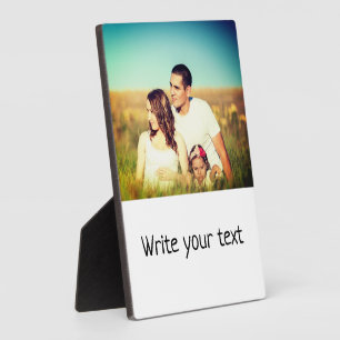 Ganz einfach, fügen Sie Ihren Text Foto Weihnachte Fotoplatte