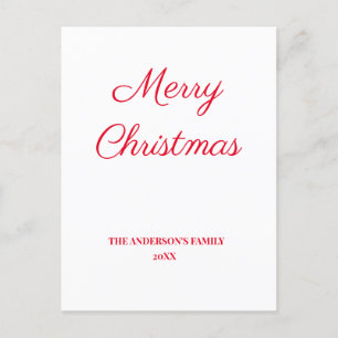 ganz einfach hinzufügen Ihre Text Weihnachten pers Postkarte