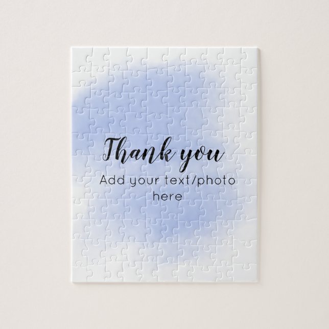 ganz einfach hinzufügen Sie Ihre Text-Foto danken  Puzzle (Vertikal)