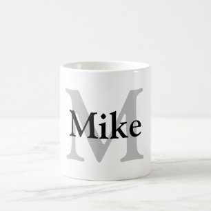 ganz einfach Ihren Namen MONOGRAM TRAUZEUGE hinzuf Kaffeetasse