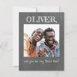 Ganz einfach Spaß wirst du mein Trauzeuge Foto sei