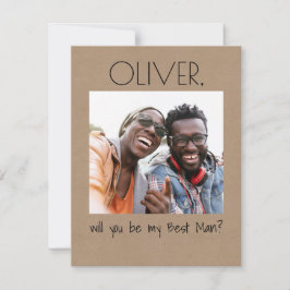 Ganz einfach Spaß wirst du mein Trauzeuge Foto sei