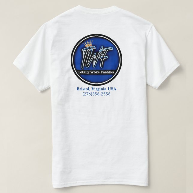 Ganz Geweckt Mode | Markenbezeichnung | T - SHIRT (Design Rückseite)