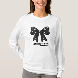 Ganz im Stil eingewickelt – Chic minimalistisches T-Shirt