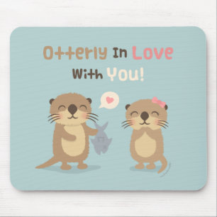 Ganz in Liebe mit Ihnen, Niedlicher Funny Otter Pu Mousepad