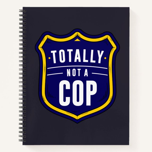 Ganz kein Polizist Notizbuch (Vorderseite)