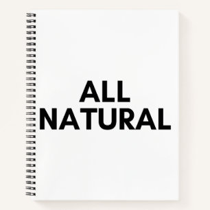 ganz natürlich notizbuch