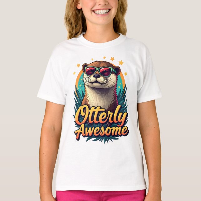 Ganz Phantastisch, das sonnige Meer im Otter Lover T-Shirt (Vorderseite)