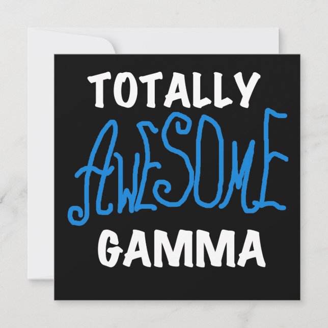 Ganz Phantastische Gamma Blue Tshirts und Geschenk (Vorderseite)