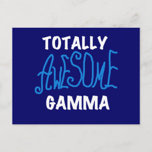 Ganz Phantastische Gamma Blue Tshirts und Geschenk Postkarte