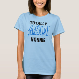 Ganz Phantastische Nonnie Blue Text Tshirts und Ge