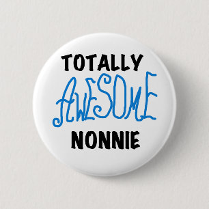 Ganz Phantastische Nonnie Blue Text Tshirts und Ge Button