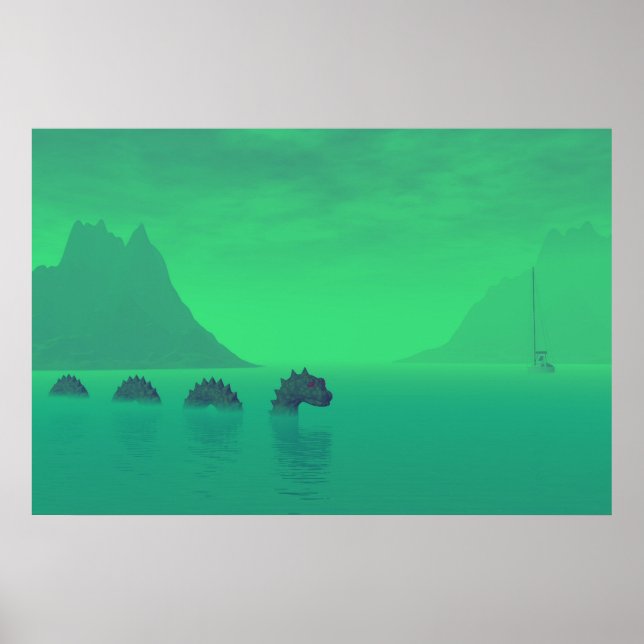 "Ganz ruhig im Loch" Poster (Vorne)