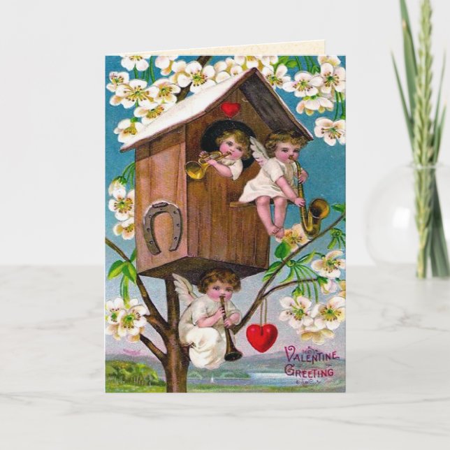 Ganz spezielle Vintage Valentine-Karte Feiertagskarte (Vorderseite)