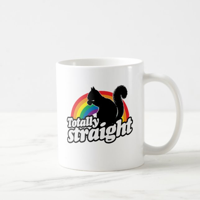 GANZ STRAIGHT SQUIRREL -.pnng Kaffeetasse (Rechts)