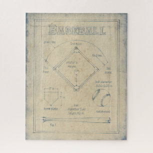 Ganz über das Spiel - Baseball Puzzle