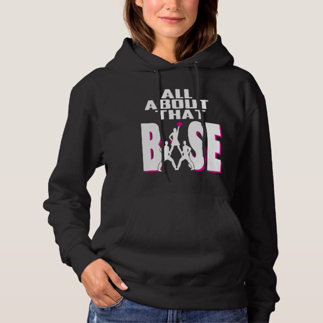 Ganz über diese Basis - lustiges Hoodie (Vorderseite)