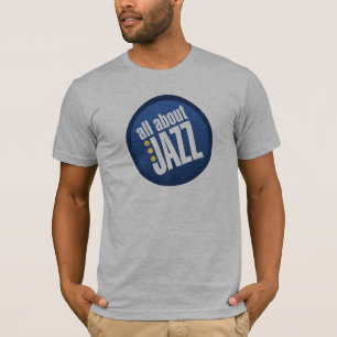 Ganz über Jazz-amerikanisches Kleiderunisext-shirt T-Shirt