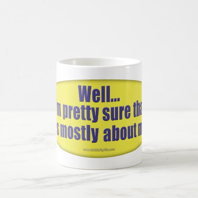 Ganz über mich… kaffeetasse (Mittel)