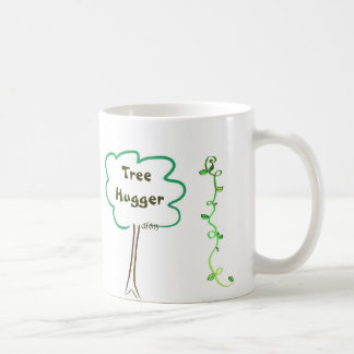 Ganz um Baum Hugger mit Rebe-Kaffeetasse Kaffeetasse