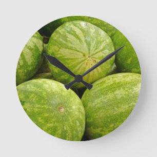 ganz Wassermelonen Runde Wanduhr