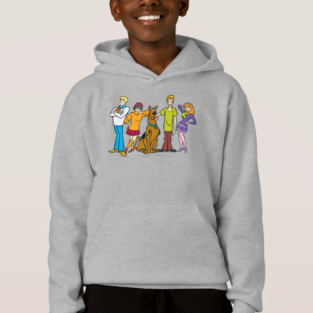 Ganze Gang 14 Mystery Inc. Hoodie (Vorderseite)