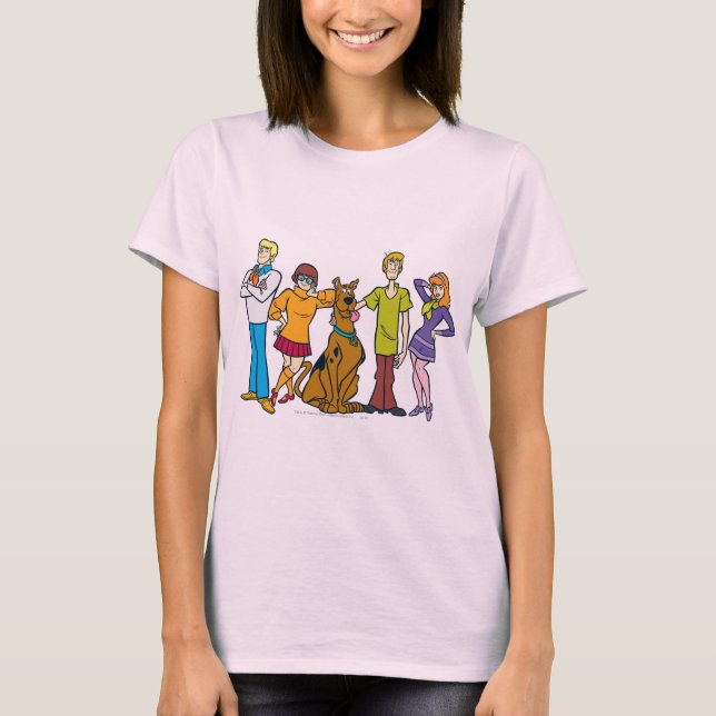 Ganze Gang 14 Mystery Inc. T-Shirt (Vorderseite)