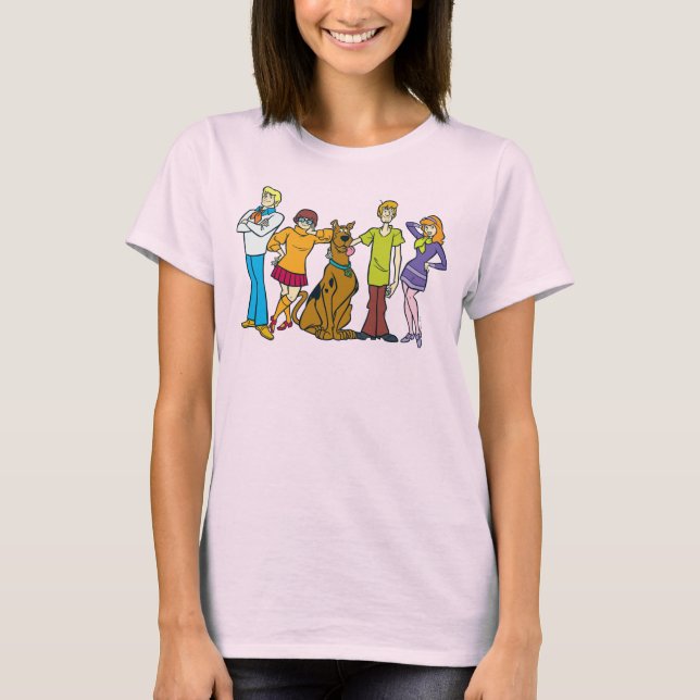 Ganze Gang 14 Mystery Inc. T-Shirt (Vorderseite)