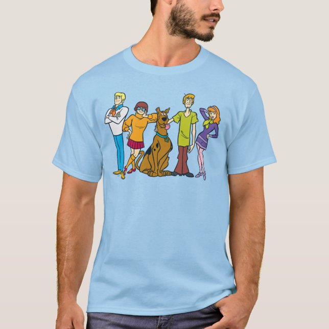 Ganze Gang 14 Mystery Inc. T-Shirt (Vorderseite)