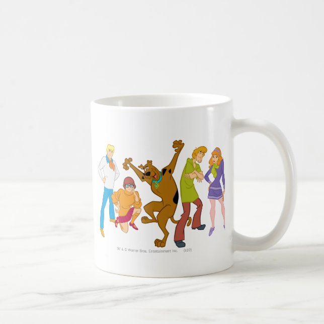 Ganze Gang 16 Mystery Inc. Kaffeetasse (Rechts)