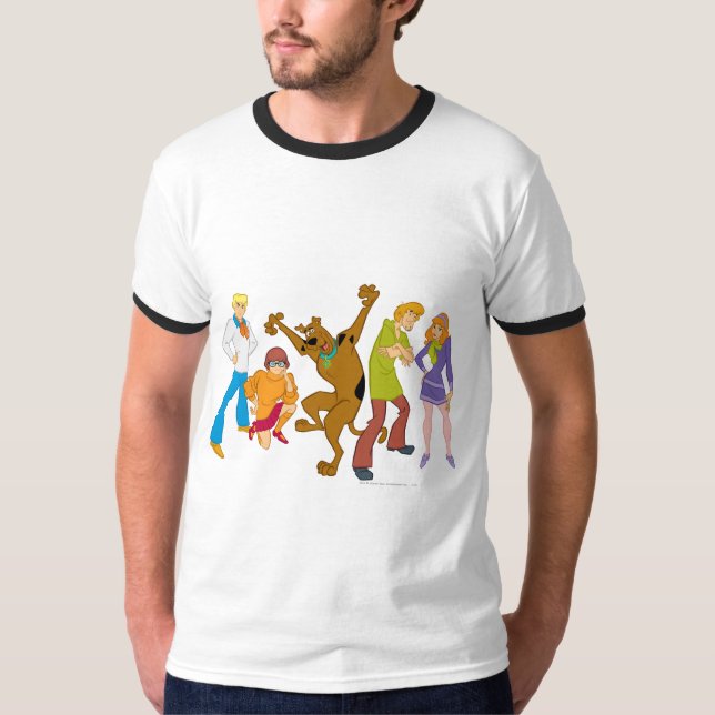 Ganze Gang 16 Mystery Inc. T-Shirt (Vorderseite)