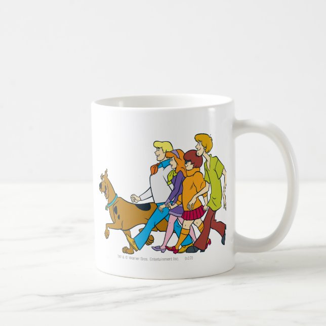 Ganze Gang 18 Mystery Inc. Kaffeetasse (Rechts)