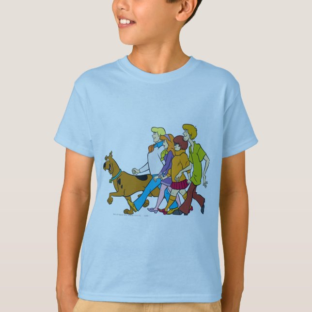 Ganze Gang 18 Mystery Inc. T-Shirt (Vorderseite)