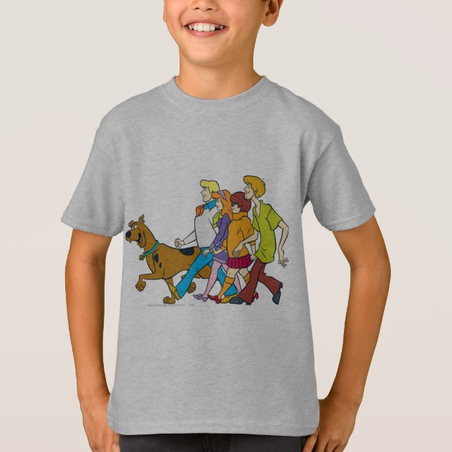 Ganze Gang 18 Mystery Inc. T-Shirt (Vorderseite)