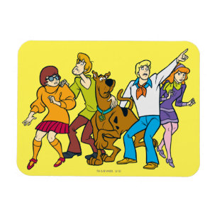 Ganze Gruppe 13 Mystery Inc Magnet