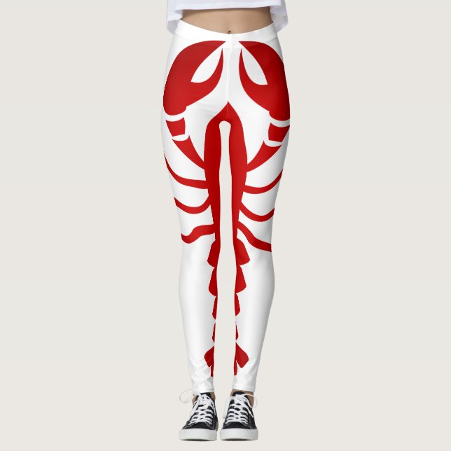 Ganze Hummer-Leggings Leggings (Vorderseite)