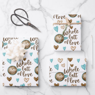 Ganze Latt Liebe Verpackungspapiere  Geschenkpapier Set