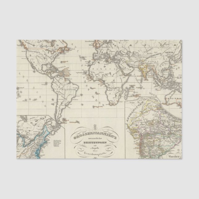 Ganzes Großbritanniens Seidenpapier (Vorderseite)