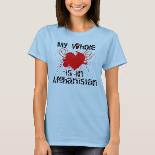 Ganzes Herz (Afghanistan, Rot) T-Shirt
