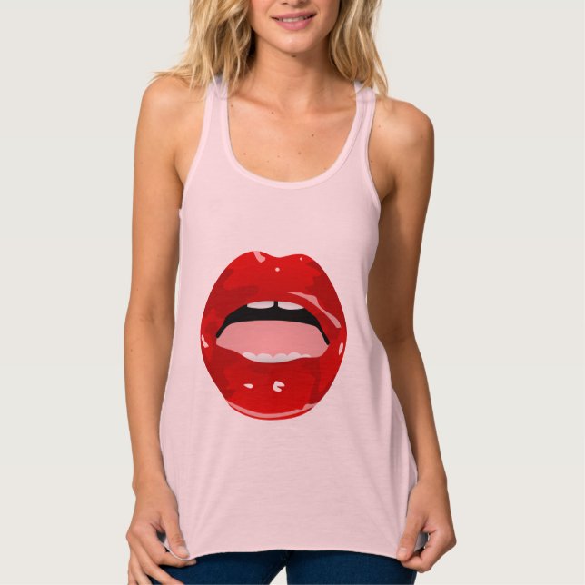 Gap zahnGirl, Rote Lippen T - Shirt (Vorderseite)