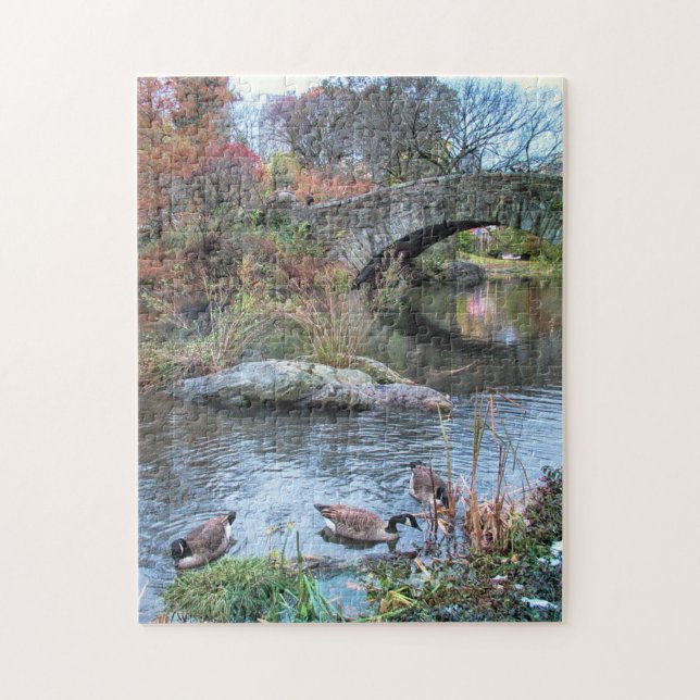 Gapstow Bridge, Central Park New York Puzzle (Vertikal)