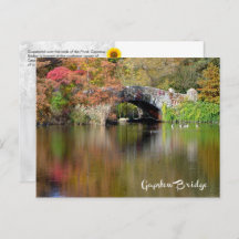 Gapstow-Brücke, Central Park, NYC - H Postkarte