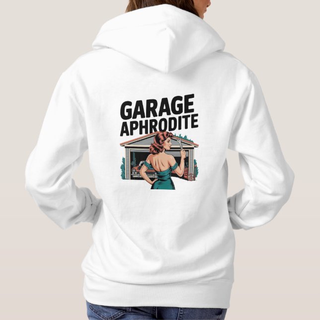 Garage Aphrodite Frauen im Button - Klassik Hoodie (Rückseite)