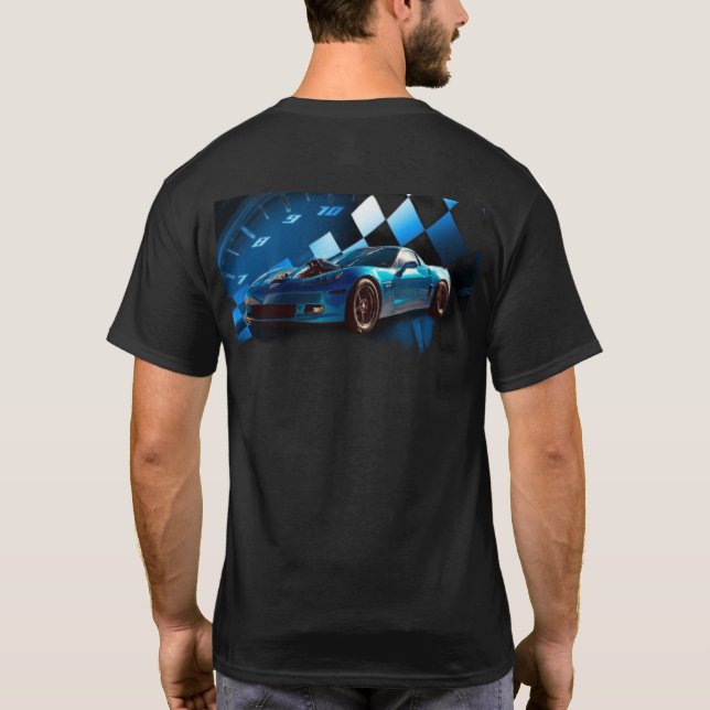 Garage Built Racecars JSB Corvette T - Shirt (Rückseite)