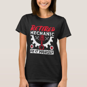 Garage-Diesel-Auto-Reparatur Rentner-Mechaniker-Au T-Shirt