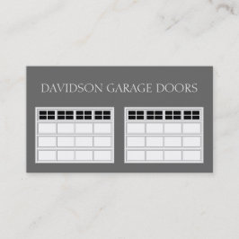Garage Door Company/klassisches Weiß Visitenkarte