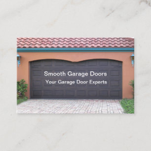 Garage Door Reparaturservice Business Cards Visitenkarte