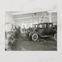 Garage für antike Autos, Anfang des 19. Jahrhunder