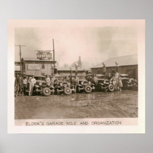 Garage, Gas & Reifen, Kilgore, TX 1931 / 32 Poster